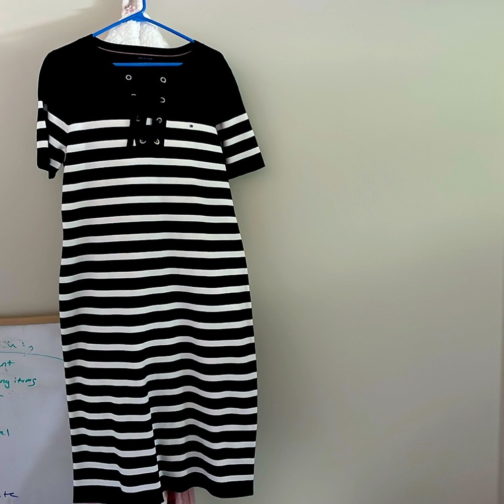 Tommy Hilfiger dress. Summer cotton stretchy